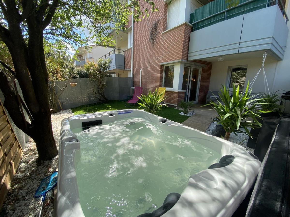 Le Jungle : T2 Avec Jardin Et Jacuzzi Apartamento Blagnac Exterior foto