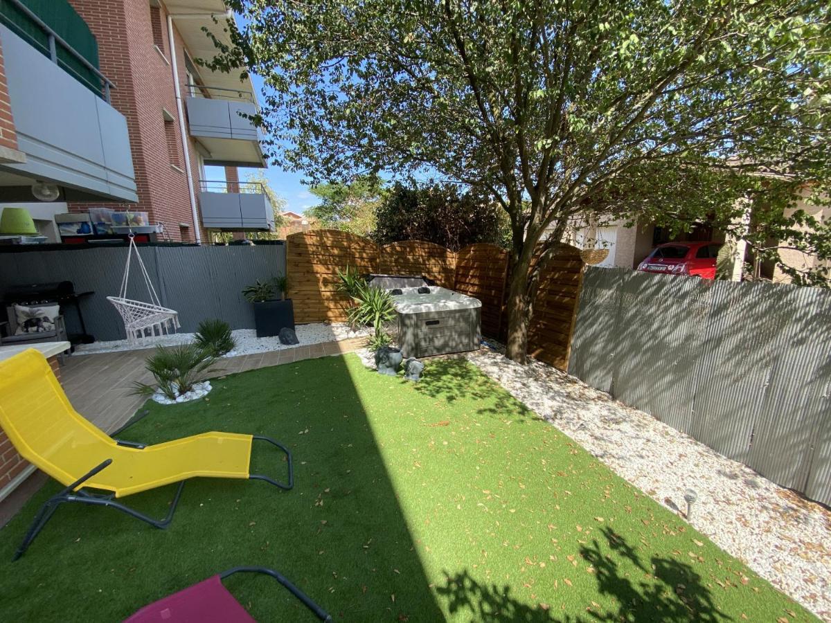 Le Jungle : T2 Avec Jardin Et Jacuzzi Apartamento Blagnac Exterior foto